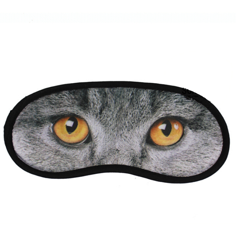 One Piece Portable Soft Elastic Cat Three-Dimensional Bindfold Travel Eyeshade Eye Cover Sleep Aid Eye Mask Care Tool