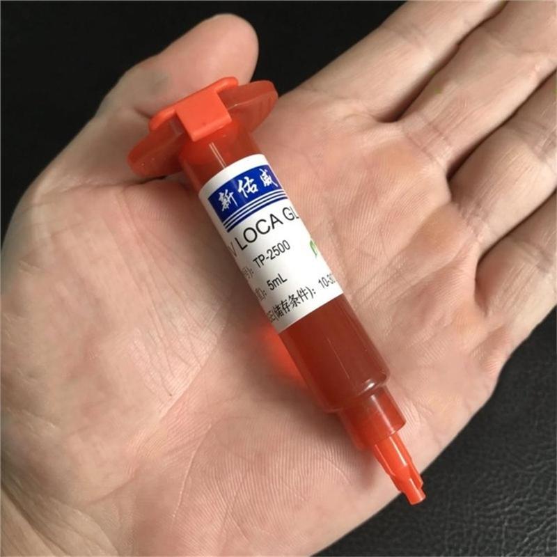 5ml TP-2500 LOCA UV Glue Liquid Optical Clear Adhesive TP 2500 for Glasses Phone Screen Repair Glass Office Supply