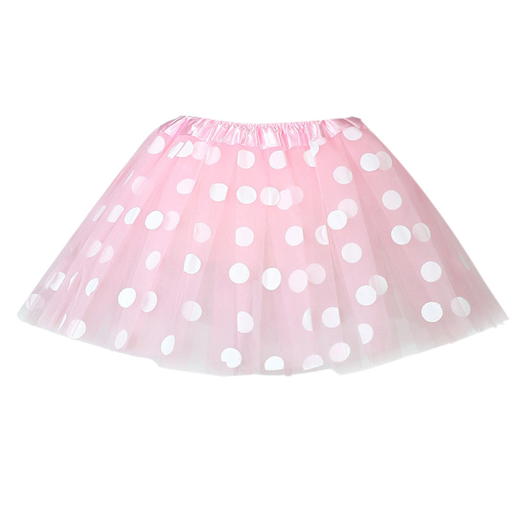 Toddler Kids Girls Baby Polka Dot Tutu Skirt Tulle Ballet Skirt Outfits Costume kids skirts for girls princess skirt vestidos