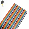 1 meter 1.27mm Spacing Pitch40 WAY 40P Flat Color Rainbow Ribbon Cable Wiring Wire For PCB DIY 40 Way Pin