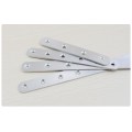4pcs thickened stainless steel fixed straight plate connection code planar plank reinforcement steel sheet 180 degree Angle code