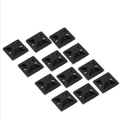 Holder Organizer Adhesive Mounting Squares Multipurpose Management Wire Clamp Professional Clips Fixed Practical Cable Tie Mount