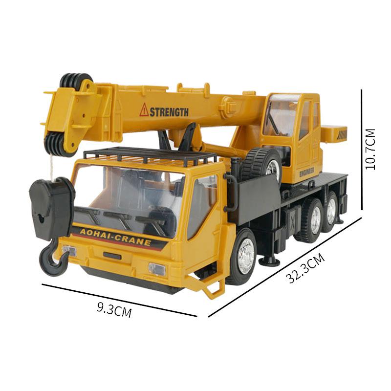 LeadingStar 1:24 10CH Simulation Crane Excavator Wireless RC engineering Lighting Truck Chargeable RC Vehicles Cars Toys