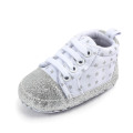 New Sequin Star Infant Canvas baby shoes Soft moccasins sneakers Toddler first walkers Girls boys lace-up Casual shoes