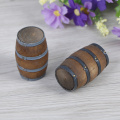 1:12 Scale Mini Wooden Red Wine Barrel Dollhouse Miniature Beer Barrel Beer Cask Beer Keg for Dolls House Decoration