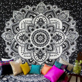 Mandala Tapestry Polyester Bohemian Wall Hanging Decor Blanket Carpets Dorm Decor Psychedelic Tapestry Sleeping Tapestry