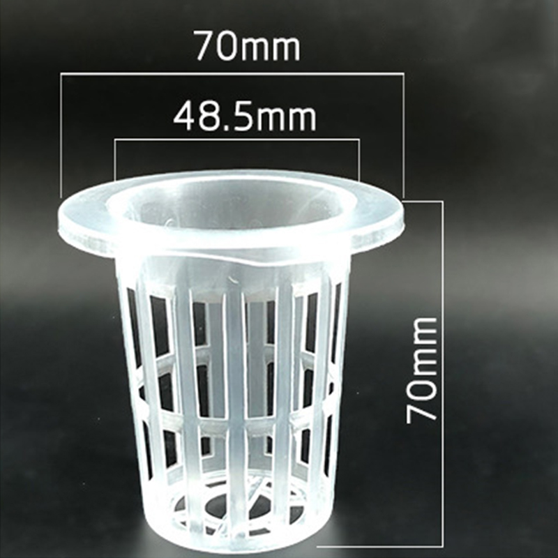 10 Pcs/lot PVC Plastic Mesh Pot Garden Hydroponic Nursery Net Cup Vegetable Plant Soilless Cultivation Basket Practical