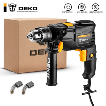 DEKO DKIDZ Series 220V Impact Drill Electric Rotary Hammer Drill With 2 Functions Screwdriver Electric Tools Power Tools