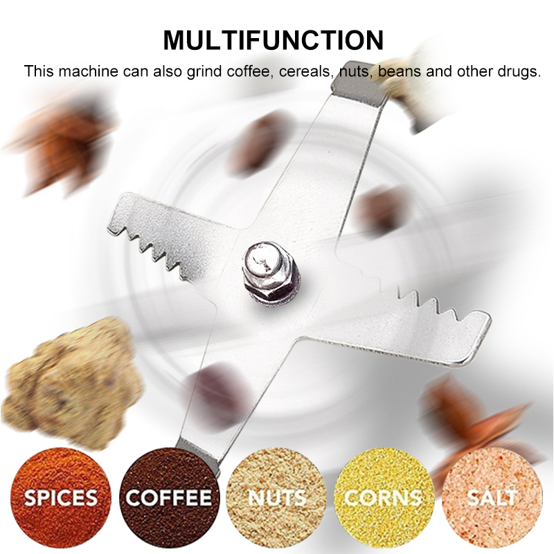 Electric Coffee Grinder Multifunctional Kitchen Cereals Nuts Beans Spices Grains Grinding Machine Home Coffe Grinder Machine