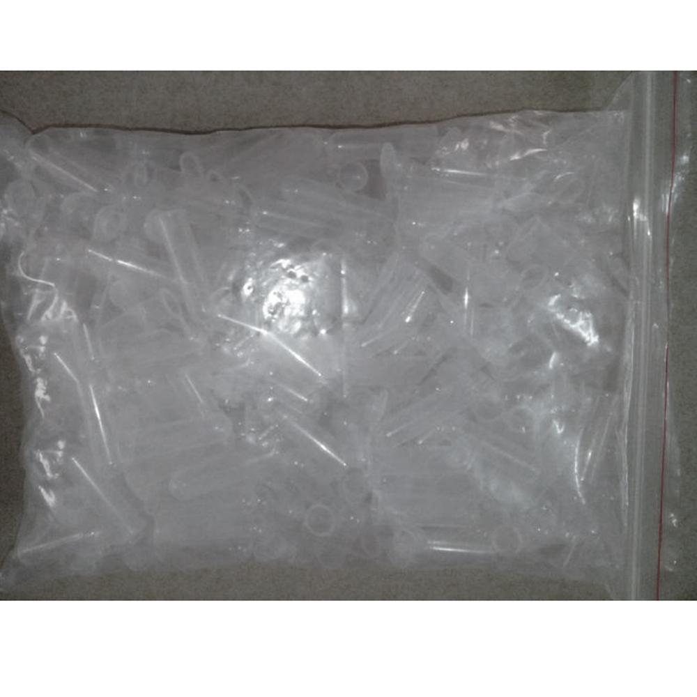 New 50Pcs 5ml Plastic Clear Snap Cap Centrifuge Tubes Vials Sample Lab Container