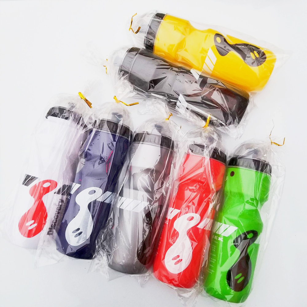 Mountain Bike Bicycle Cycling Water Drink Bottle+Holder Cage Outdoor Sports Plastic Portable Kettle Water Bottle Drinkware
