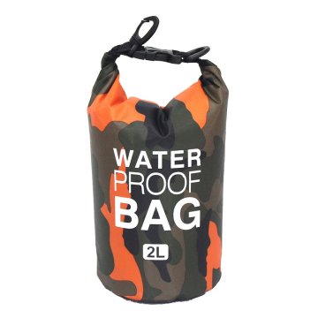 Camouflage Polyester Waterproof Bag Shoulder Waterproof Bucket Bag Outdoor Portable Light Drifting Bag