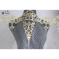 Gold Super High Car Bone Embroidery Super High Lace Lace Handmade Diy Wedding Dress Lace Fabric Decoration Material RS2537