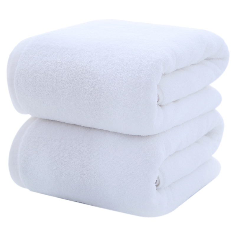 Luxury Bath Sheet Towels Extra Large Highly Absorbent Hotel Spa Collection 70X140cm 2 Pack (White)