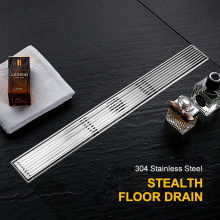 Long Insert Linear Stainless Steel Shower Floor Drain