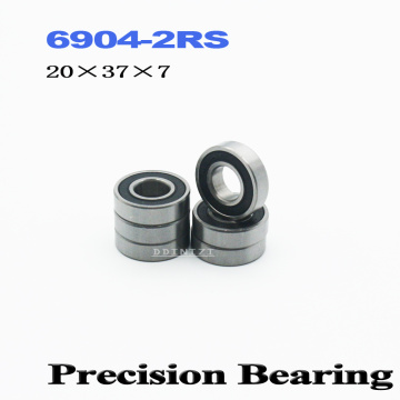 6904-2RS Bearing ABEC-1 20x37x9 mm Thin Section 6904 2RS Ball Bearings 6904RS 61904 RS (4PCS)