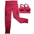 LANTECH Yoga Sets Gym Fitness Clothing Pants Sportswear Leggings Padded Push-up Seamless Sports Bra Women Sports Suits Set