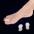 1 Pair Silicone Gel Toe Separator Spacer Straightener Relief Foot Bunion Pain Finger Separators for Manicure Tools