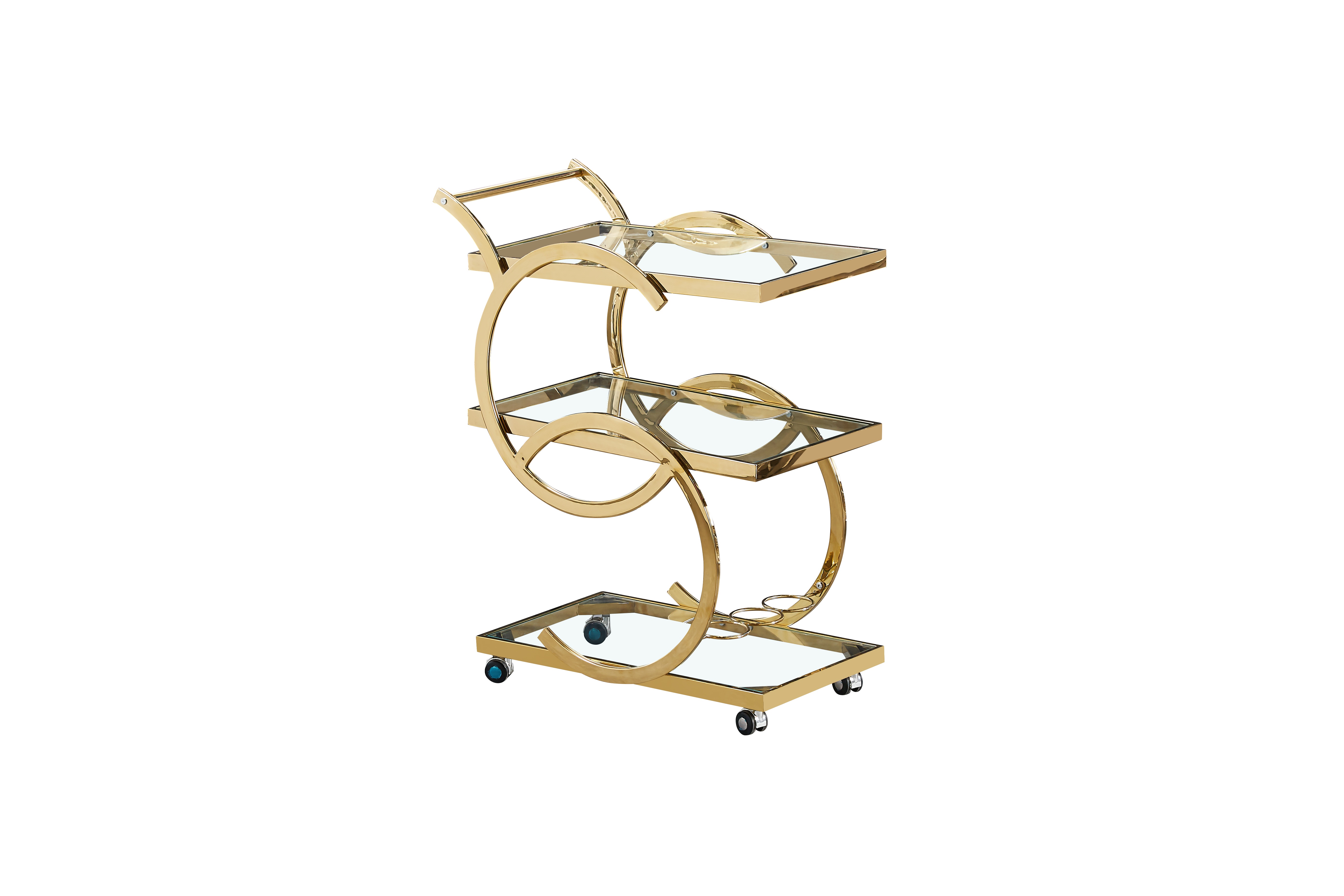 TL-TR01 GOLD  serving cart