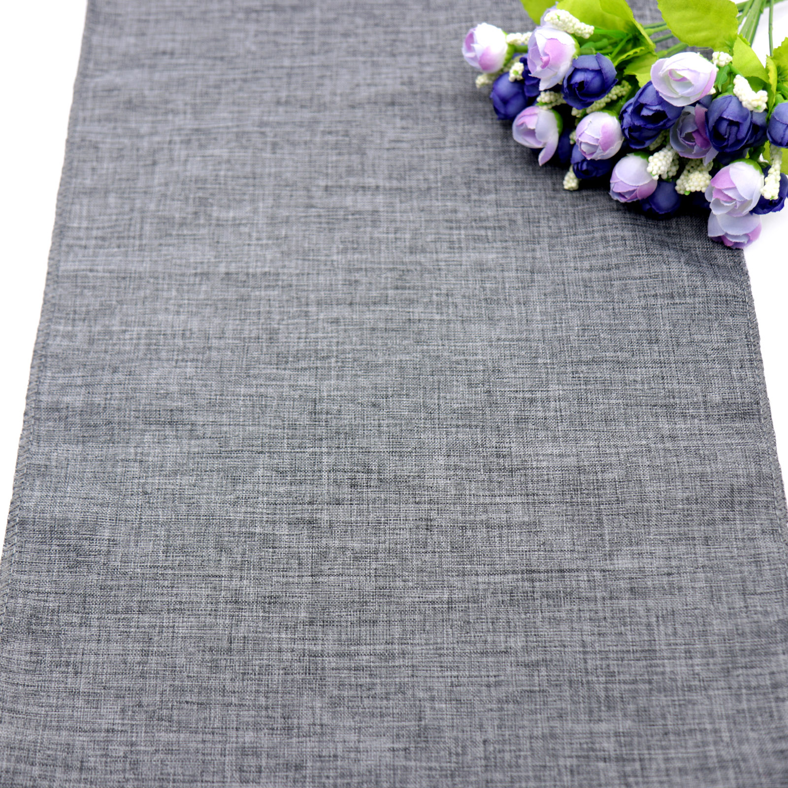 Gray Khaki Rustic Imitation Linen Table Runner Modern for Home Party Christmas Decorations Camino De Mesa Navidad Decoración