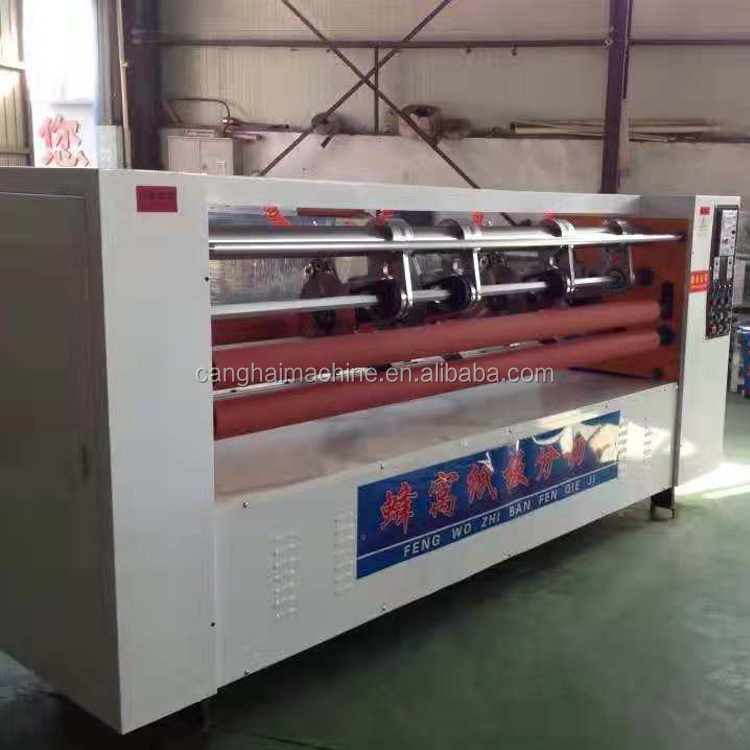 manual adjustment corrugated cardboard thin blade slitter scorer  machine/corrugated cardboard making machine6