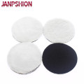 JANPSHION 4pc 125mm car polishing pad 5" inch polish waxing pads Wool Polisher Bonnet For Car paint Care