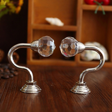 2 Pcs Wall Mounted Curtain Holder Curtain Hanger Hook Wall Buckle Rustic Closet Drawer Buckle Handle