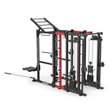 Multifunction trainer combo power squat rack