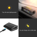 Jansite TPMS Car alarm Tire Pressure sensors Monitoring Intelligent System Solar Power USB charge LED Display 4 Internal Sensors