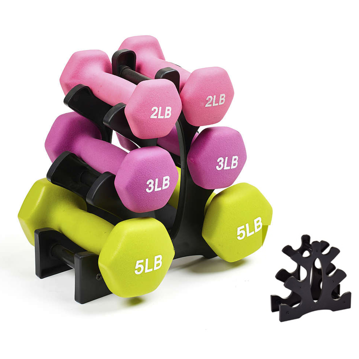 2020 NEW Dumbbell Bracket Triangle Small Leaves Big leaves Dumbbell Bracket Fitness Gym Equipment Accessories 1pcs