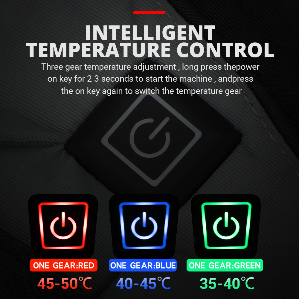 Motorcycle Gloves Water-resistant Heated Gloves Winter Motorbike Racing Riding Gloves Touch Screen Battery Powered Guantes Moto