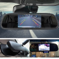 ZIQIAO 5 Inch Car Rearview Mirror Monitor TFT Screen 2CH Video Input for Rear View Camera Parking Assistance System