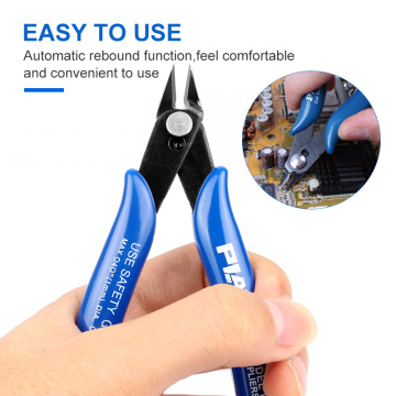 1Pc Electrical Wire Cable Cutters Mini Nose Cutting Nipper Plier Metal Puzzle Modeling Work Side Cutting Hand Tool