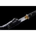 Sharp Swords Full Tang Japanese Ninja Sword High Carbon Steel Black Knife Can Cut Bamboo Samurai Sword Nice Home Decoration