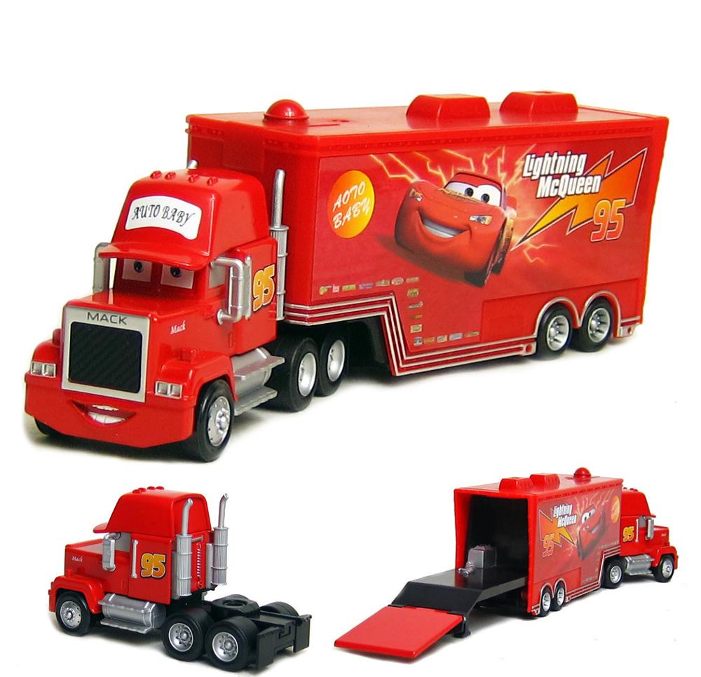 Disney Pixar Cars 2 3 Toys Lightning McQueen Jackson Storm Mack Uncle Truck 1:55 Diecast Model Car For Children Christmas Gifts