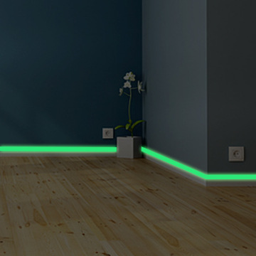 Creative Skirting Line Belt Wall Household Wall Decoration Glow-in-the-dark Night Decoration Floor Sticker Luminous Band