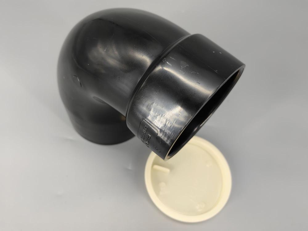 ABS ELBOW CLOSET BEND REDUCING STREETTEST CAP