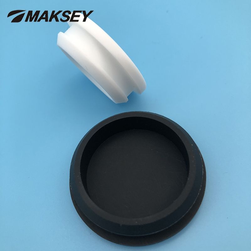 MAKSEY Silicone Gasket Rubber Seal Stopper for Round Hole Steel Sheet Surface Finish Painted Powder Coating 42 44 46 48 50MM