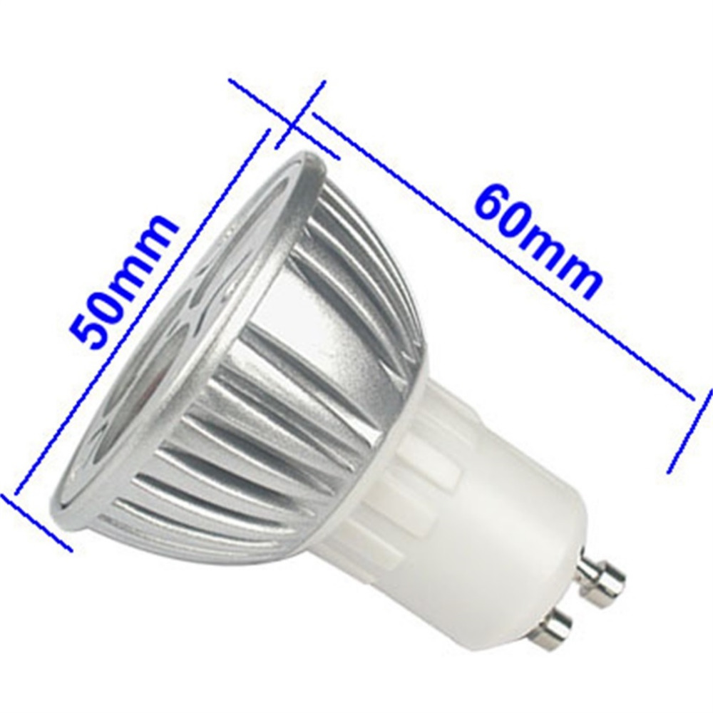 LED spotlight MR16 AC&DC 12VHigh Power Lampada E27 GU10 E14 GU5.3 led bulbs Dimmable 3X3W Led Lamp light Dimmable AC110V 220V