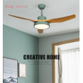 LED Modern Ceiling Light Fan Black Ceiling Fans With Lights Home Decorative Room Fan Lamp 220vCeiling Fan Remote Control