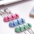2 Pcs Round Cable Holder Protector Management Device Organizer Desktop Plug Silicone Wire Retention Clips Power Cord Winder