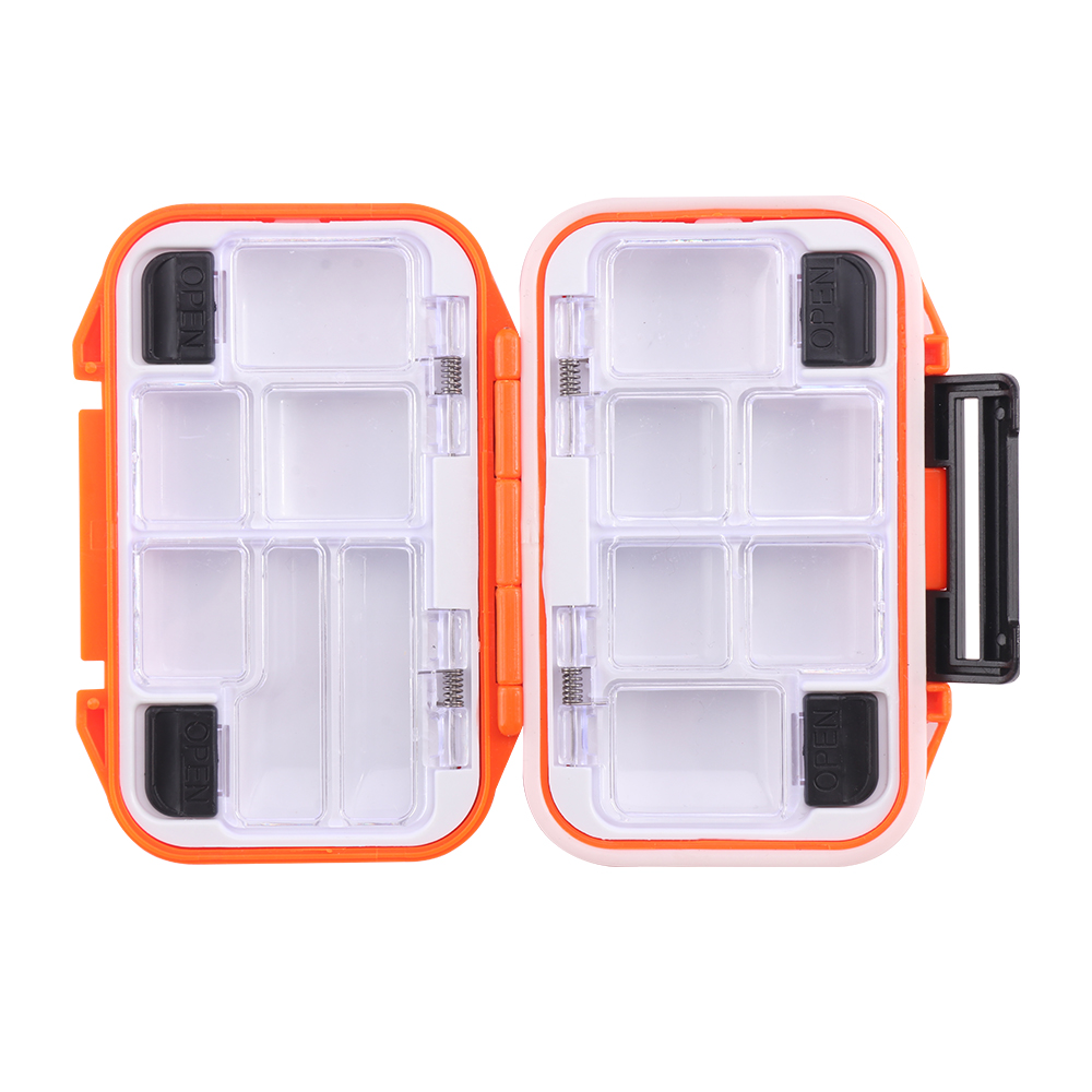 Kingdom Fishing Box Compartments Fishing Accessories Lure Hook Boxes Storage Double Sided High Strength Fishing Tackle Box