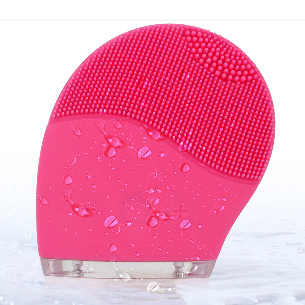Mini Electric Facial Cleaning Silicone Massage Brush Waterproof Dirt Remove Face Cleanser Washing Machine Skin Care Beauty Tool