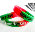 Amazing Custom hip hop Logo Silicone Wristband With Good Quality 50pcs/lot promotion business gift hand Bracelets, Bangles