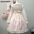 Women Girls Lace Dress Lolita Sleeveless Strappy Ruffles Kawaii Sweet Dresses Lolita Dress Lolita Shirt