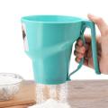 Funnel Shape Flour Sifter Fine Mesh Powder Flour Sieve Powder Dredger Shaker Seasoning Jar Manual Sieve Cup Baking Pastry Tools