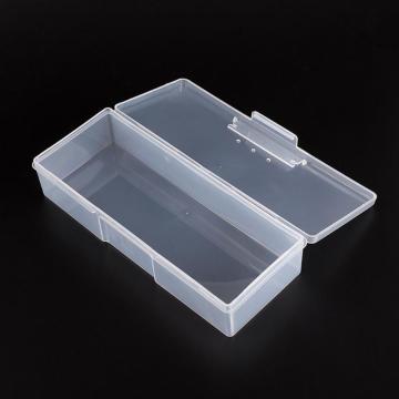1PC Plastic Nail Tools Storage Box Nail Rhinestone Studs Decorations Brushes Buffer Files Grinding Container Holder Caseportable