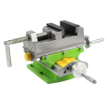 X Y-axis Table Bench Vise 3 inch Adjustable Cross Compound Desk Vise Worktable Bench Clamp Fixture For DIY Drilling