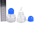 6.2cm*4.2cm 25ML Glass Chemistry Lab Alcohol Burner Lamp Educational Supplies