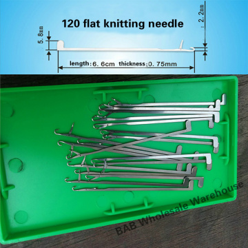 120 flat knitting needle for line of mask making machine/flat knitting machine needle